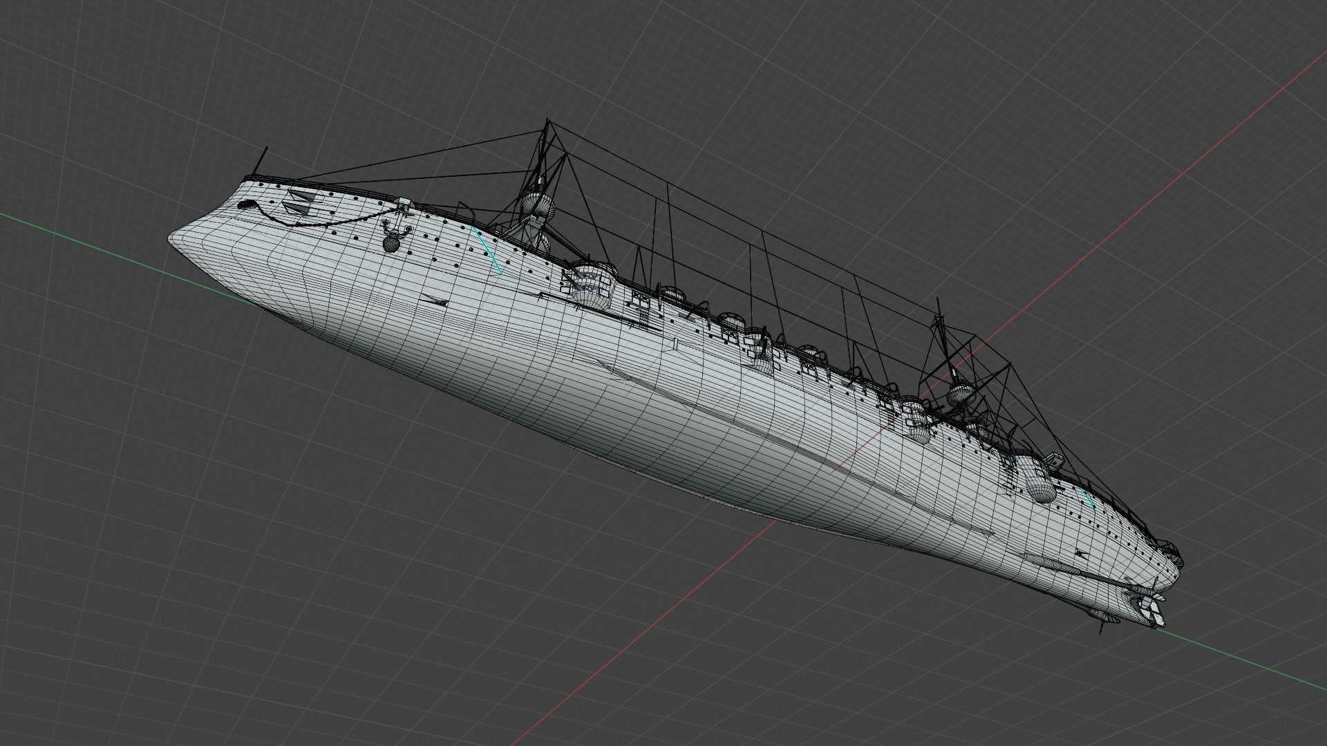 HMS Powerful Class 3D model_32