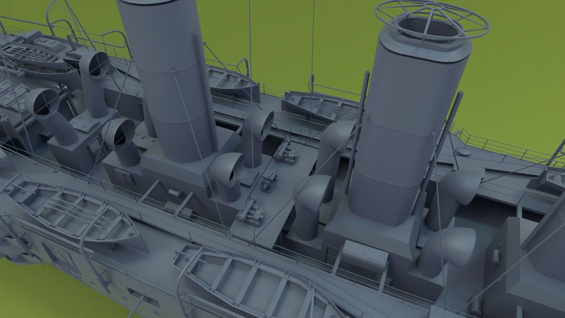 HMS Powerful Class 3D model_28