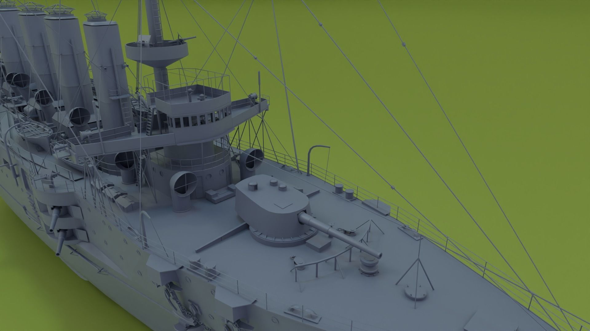 HMS Powerful Class 3D model_15