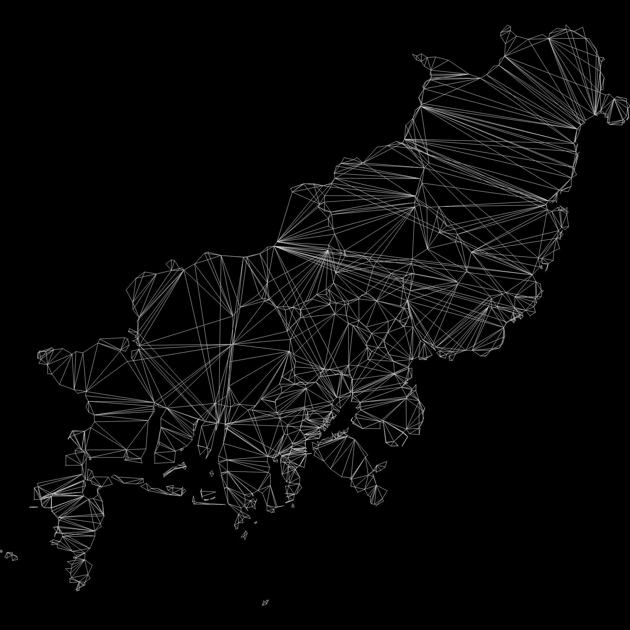 Busan South Korea map region geography political geographic 3D model ...