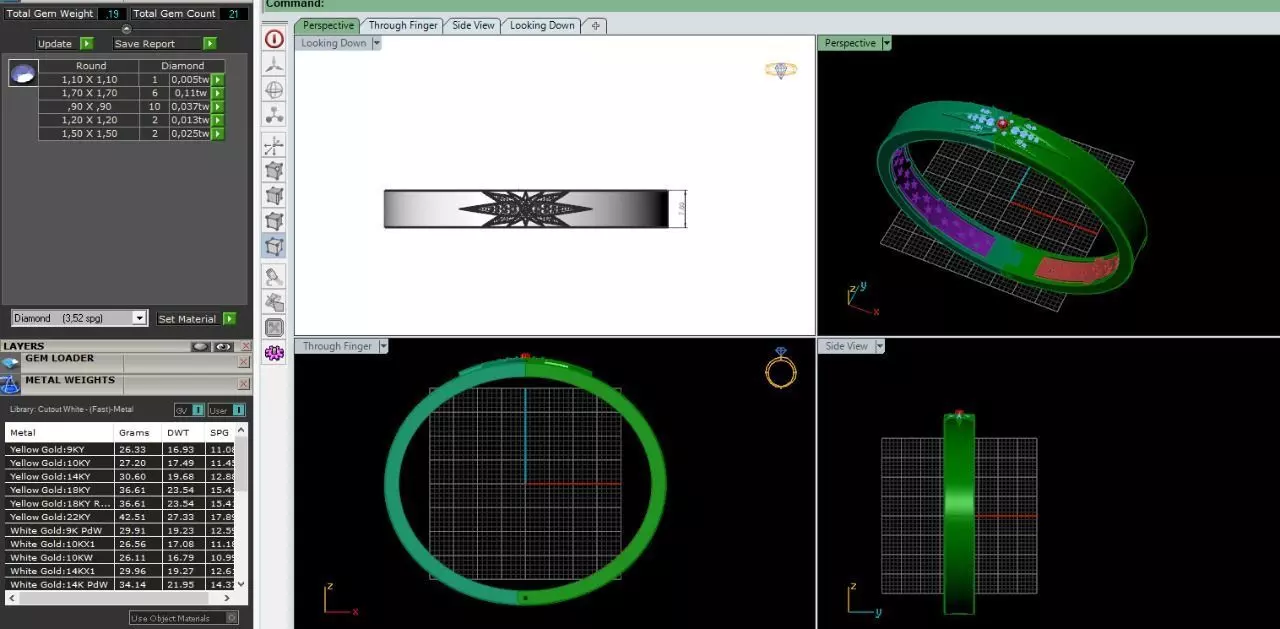 13 shtern bracelets 3D print model_0