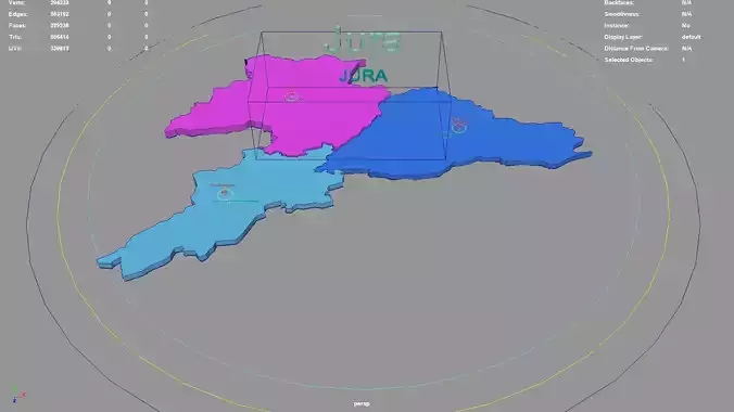 Jura  Switzerland map region geography political geographic