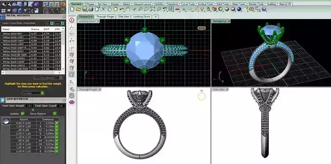 9 tiffany ring 3D print model