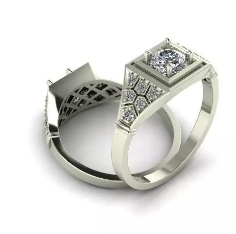 42 ring 3D print model_0