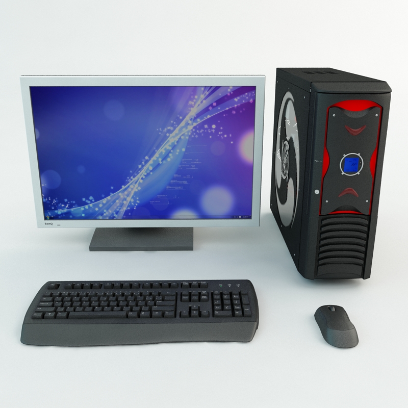 Computer PC 3D model_1