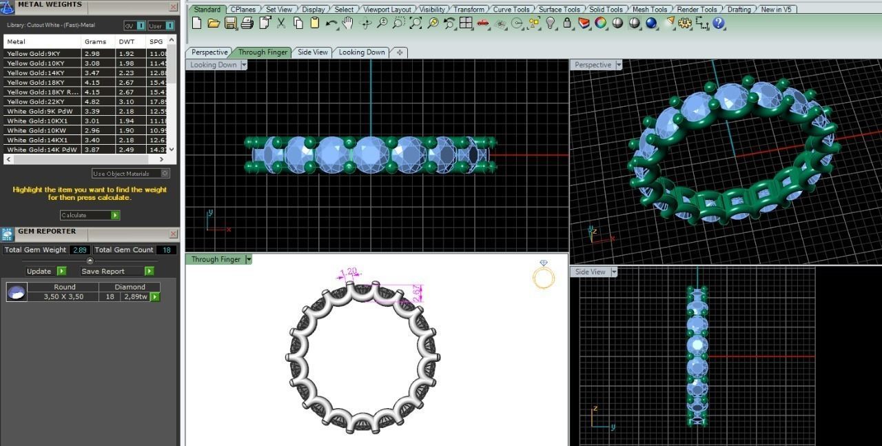 41 ring 3D print model_3