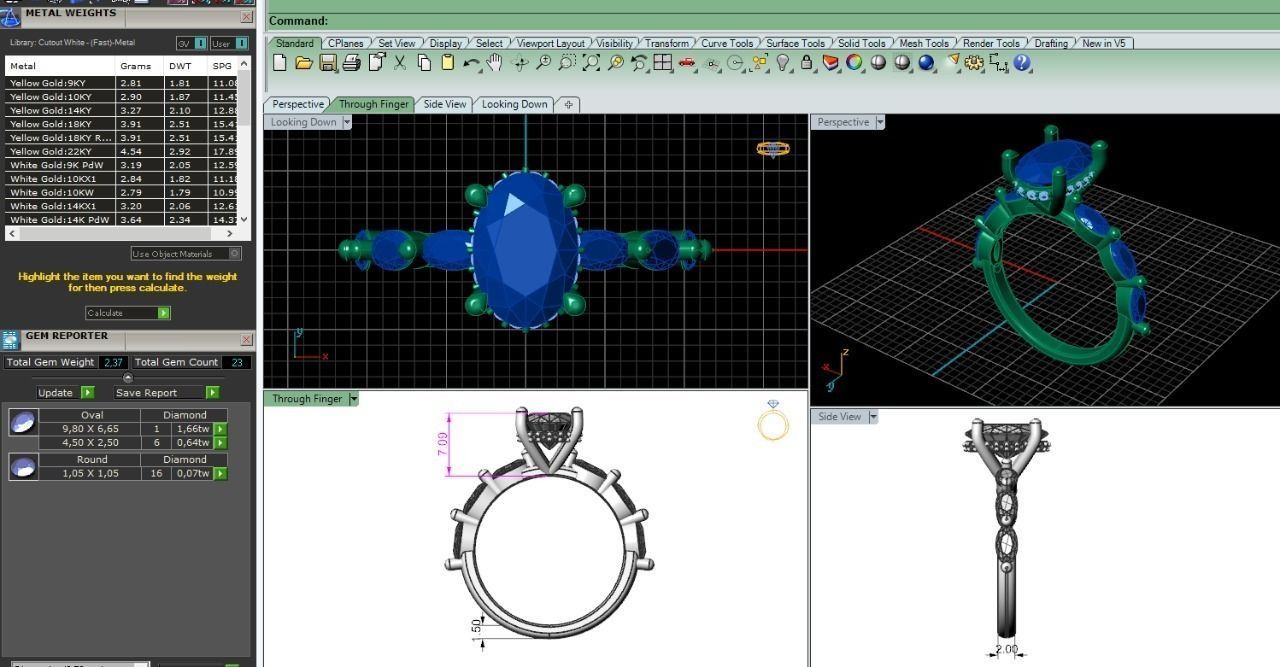 37 ring 3D print model_2