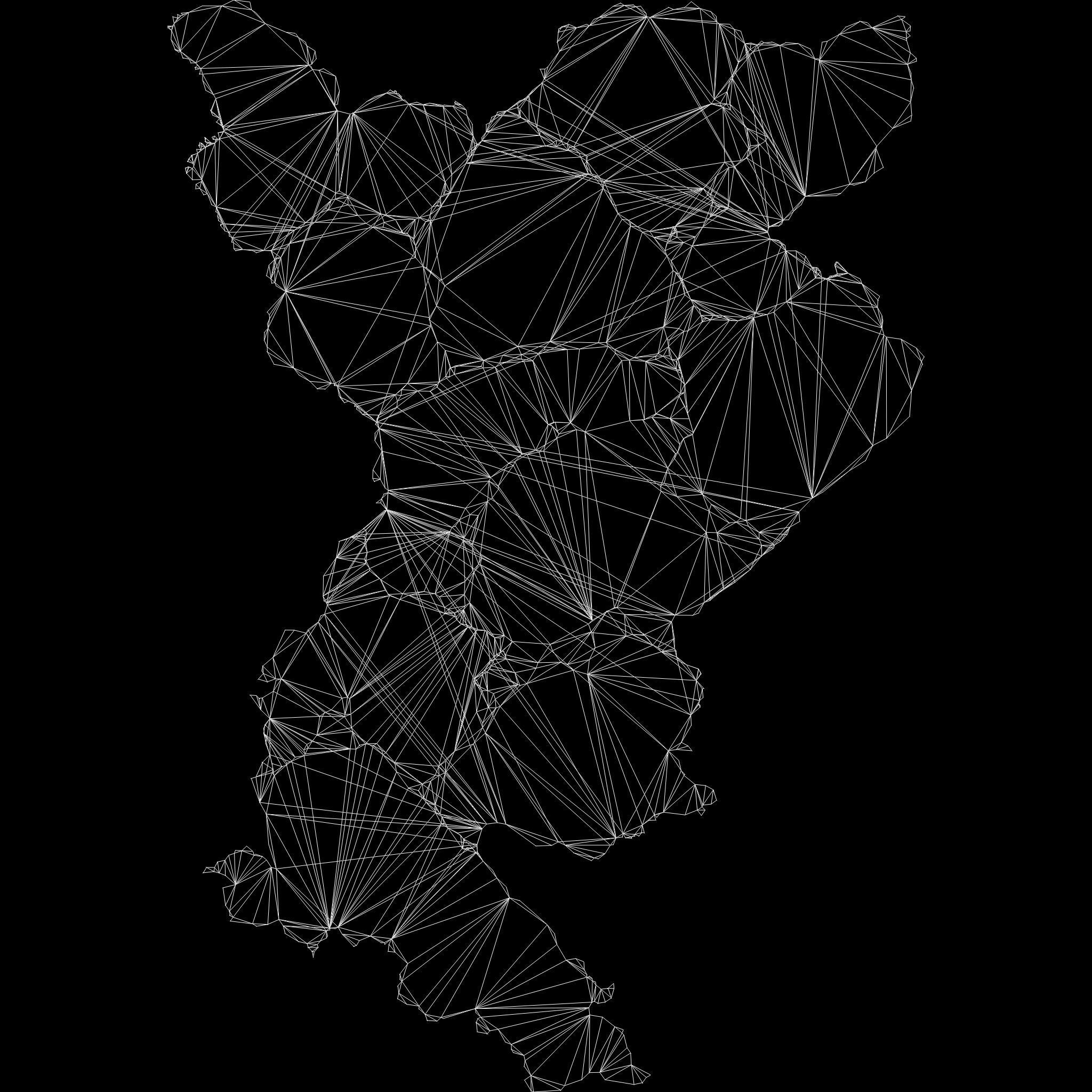 Siliana  Tunisia map region geography political geographic 3D model_10