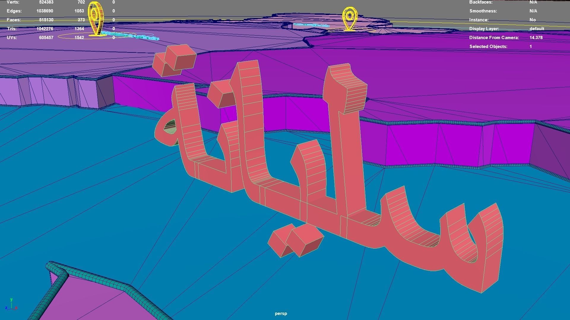 Siliana  Tunisia map region geography political geographic 3D model_9