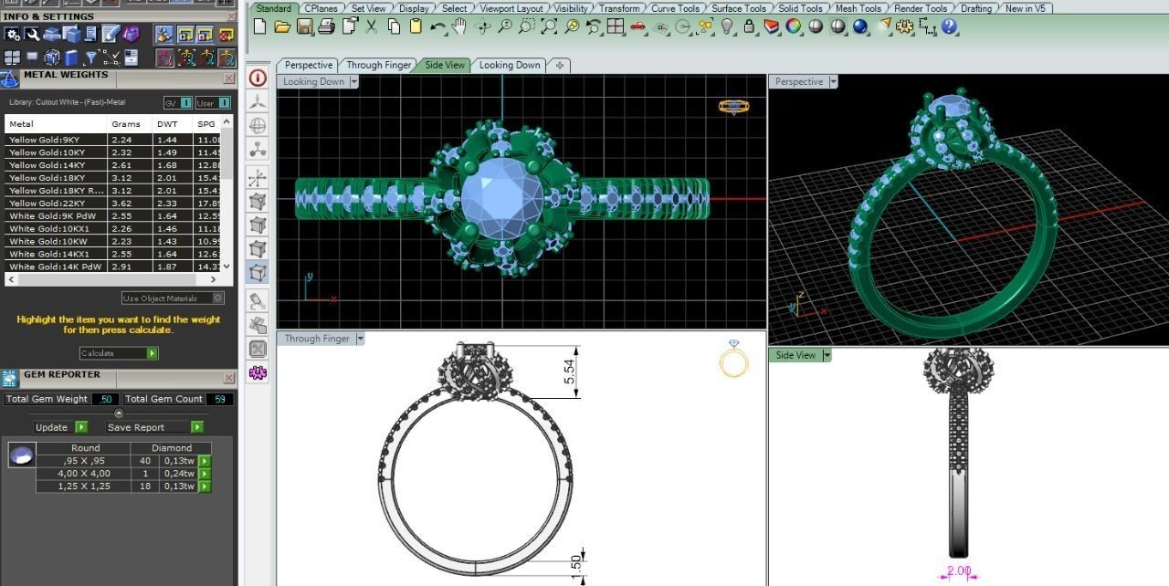 35 ring 3D print model_2