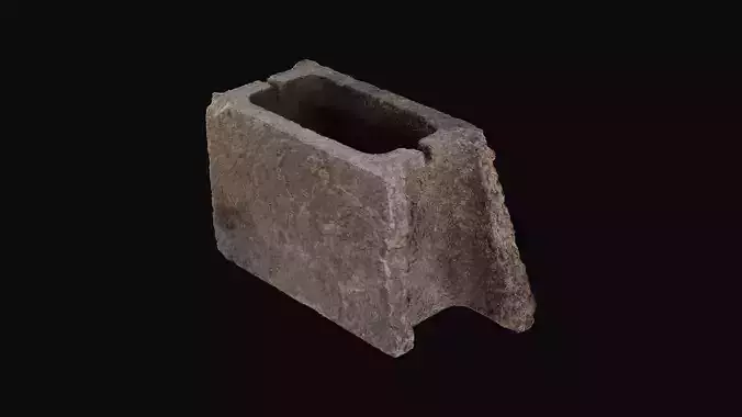 Concrete Brick Damaged 01 - HeraScans