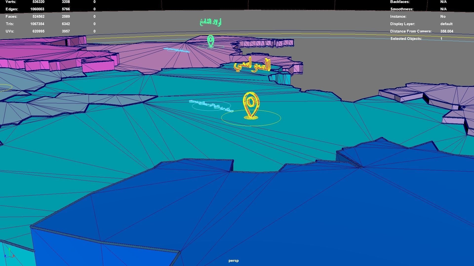 Mahdia  Tunisia map region geography political geographic 3D model_8