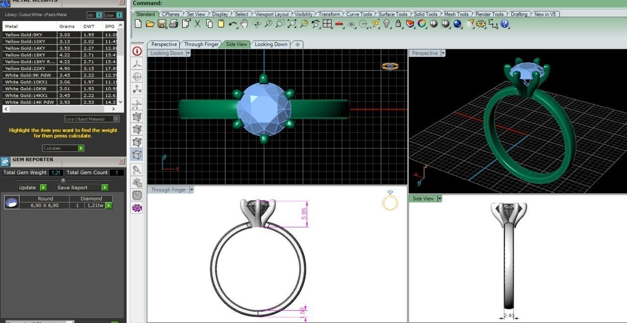 27 ring 3D print model_1