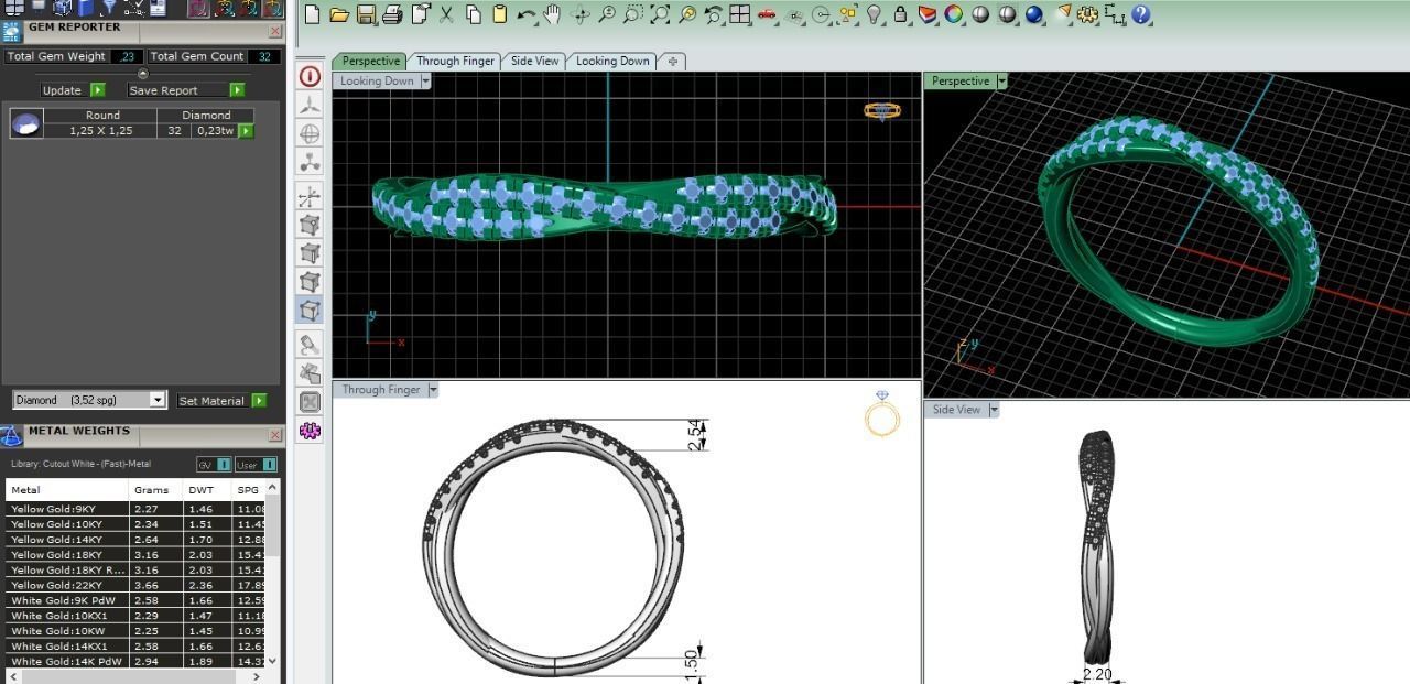 26 ring 3D print model_3