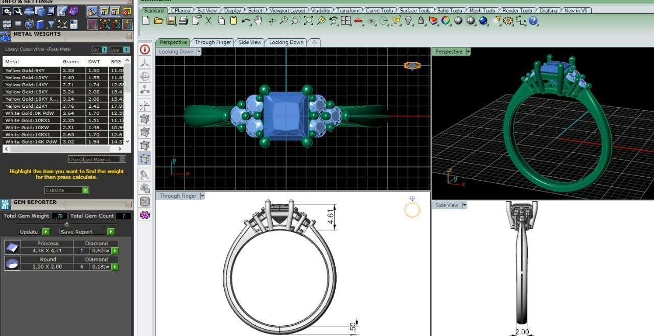 25 ring 3D print model_1