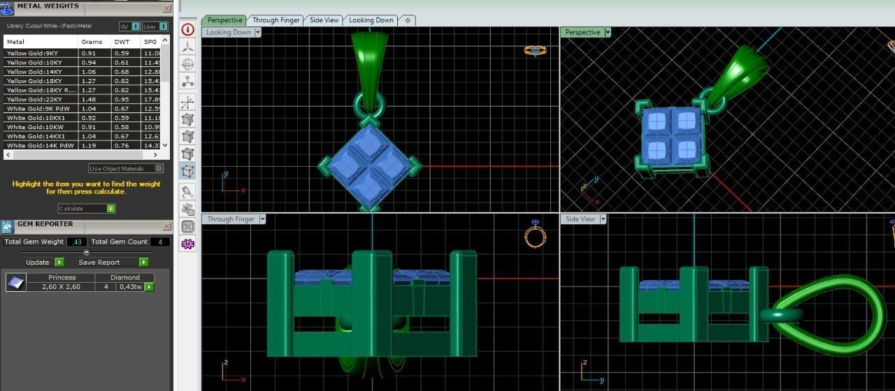 7 pendants 3D print model_1