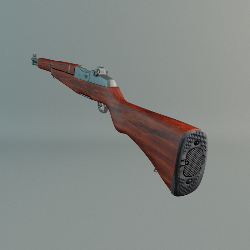 M1 Garand 3D model_1