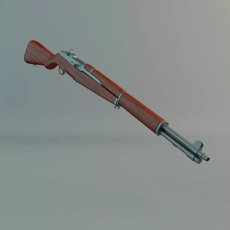 M1 Garand 3D model_0