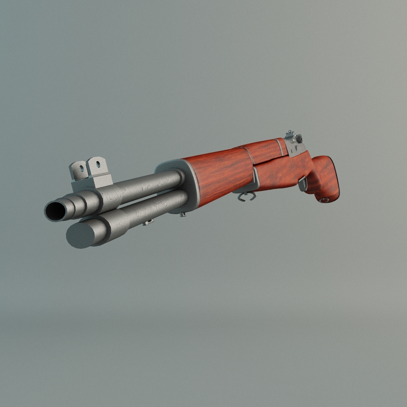 M1 Garand 3D model_5