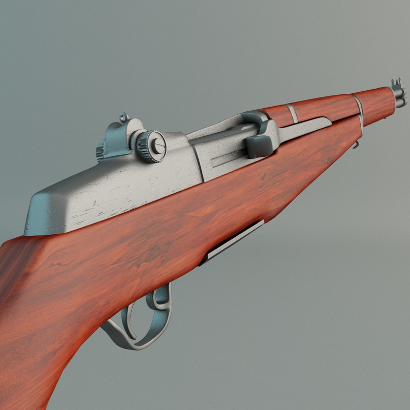 M1 Garand 3D model_2