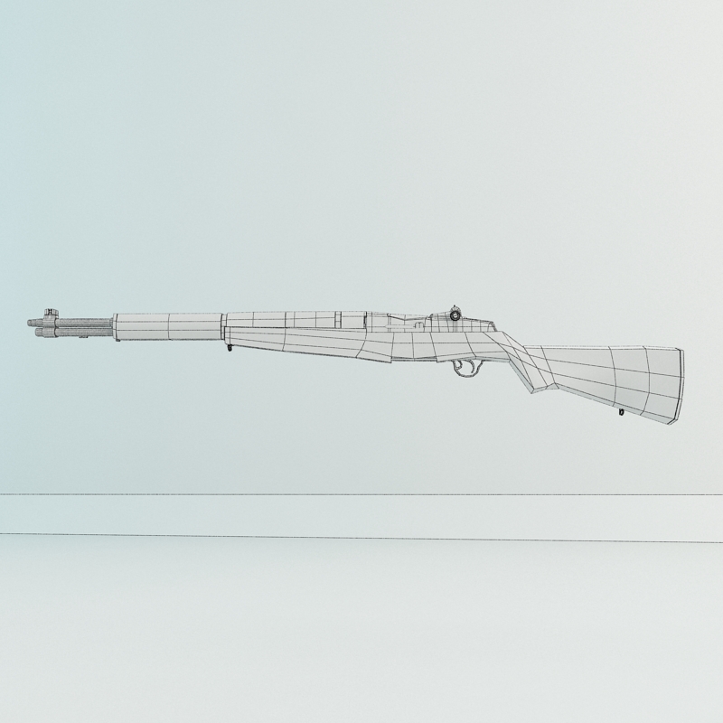 M1 Garand 3D model_6