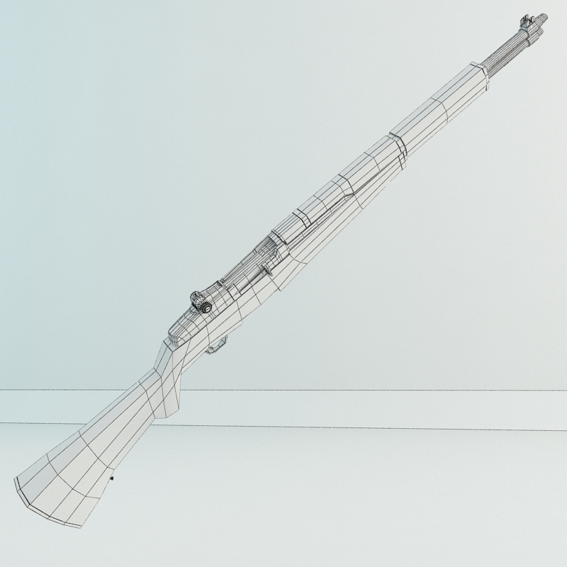 M1 Garand 3D model_7