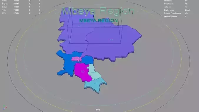 Mbeya Region  Southern Highlands Zone  Tanzania map region