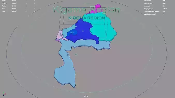 Kigoma Region  Western Zone  Tanzania map region geography