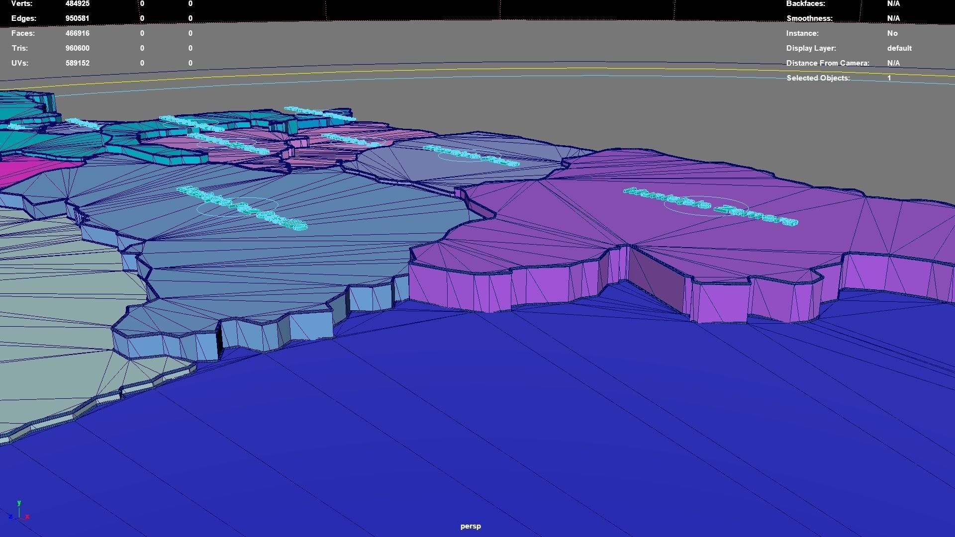 Miranda State Venezuela map region geography political 3D model_7