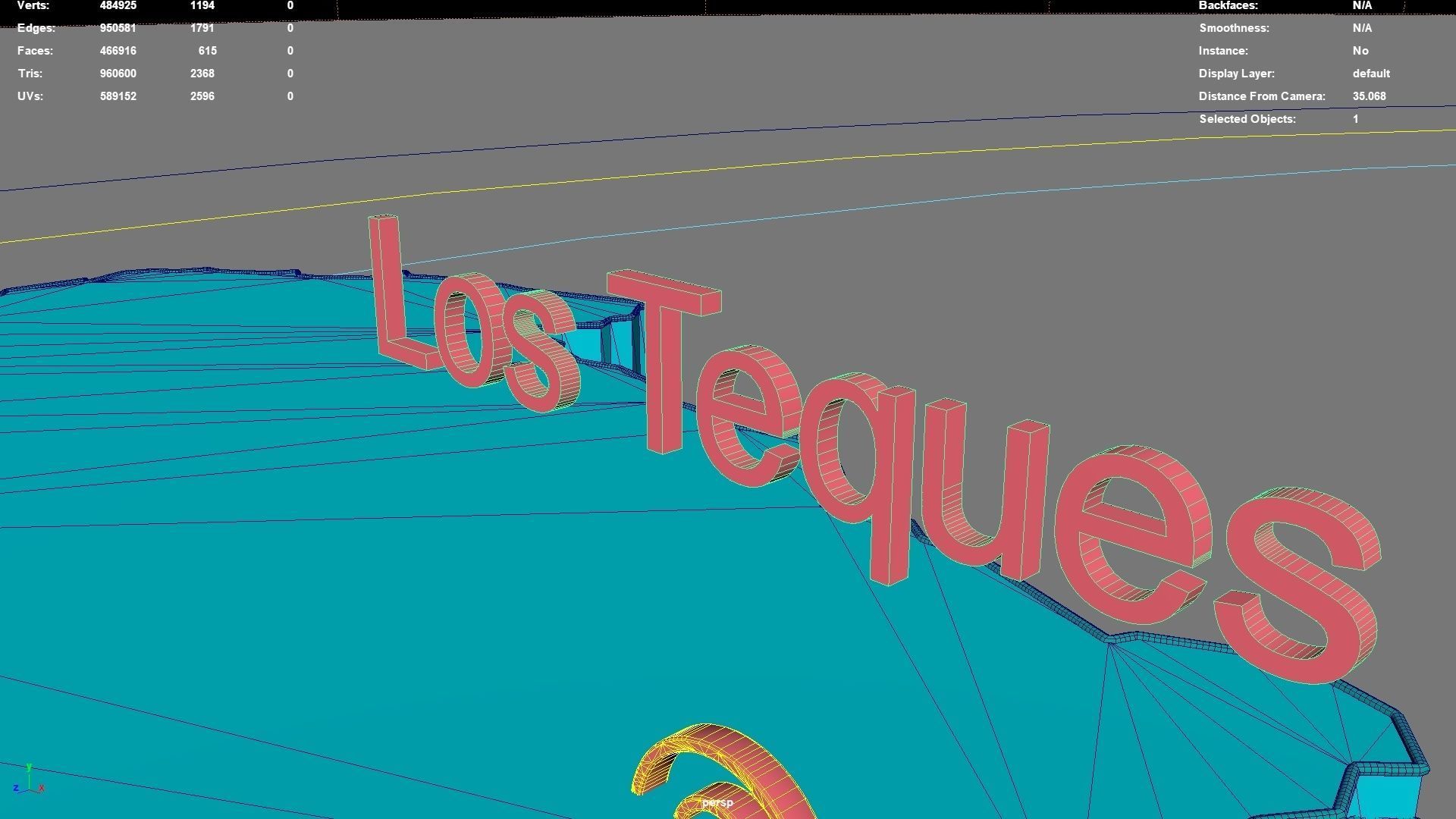 Miranda State Venezuela map region geography political 3D model_8