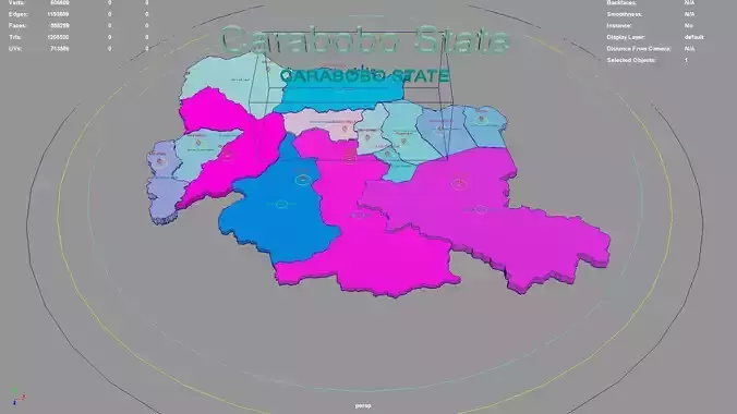 Carabobo State  Venezuela map region geography political