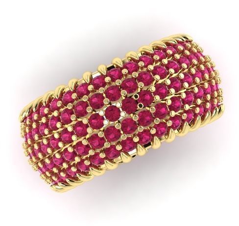 9 ring 3D print model_1