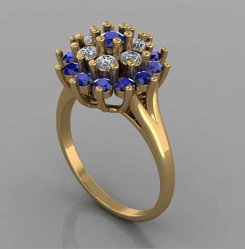 14 ring 3D print model_1