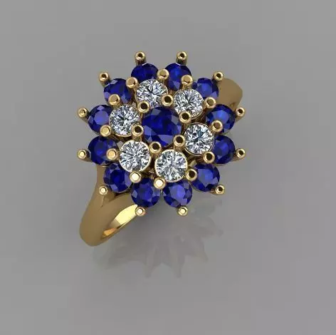 14 ring 3D print model_0