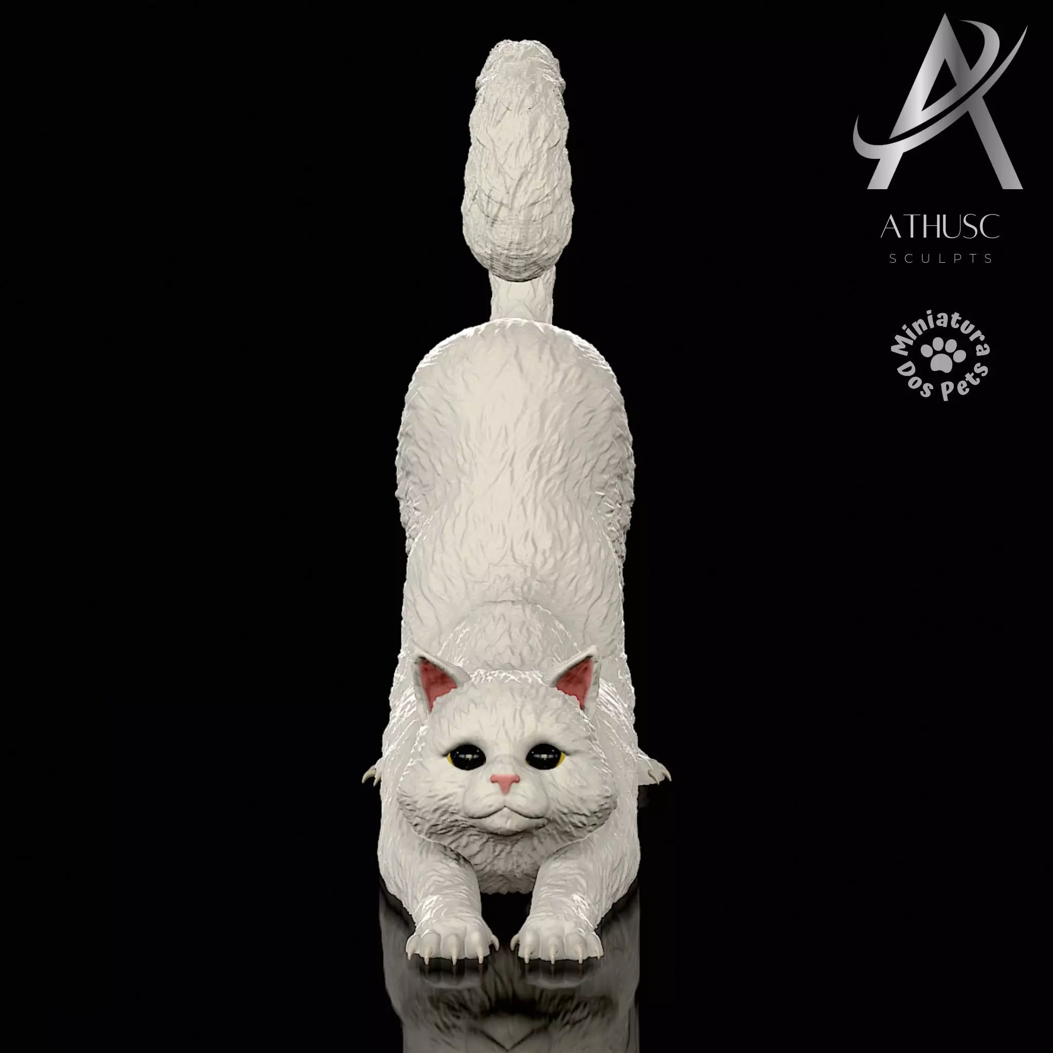 CAT - CUTE ANGELA Free 3D print model_0