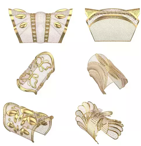 FUSION TULLE BRACELET-FULL-7 PCS