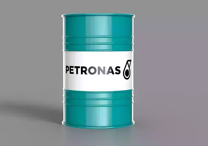Realistic Petronas Oil Barrel 3D Model