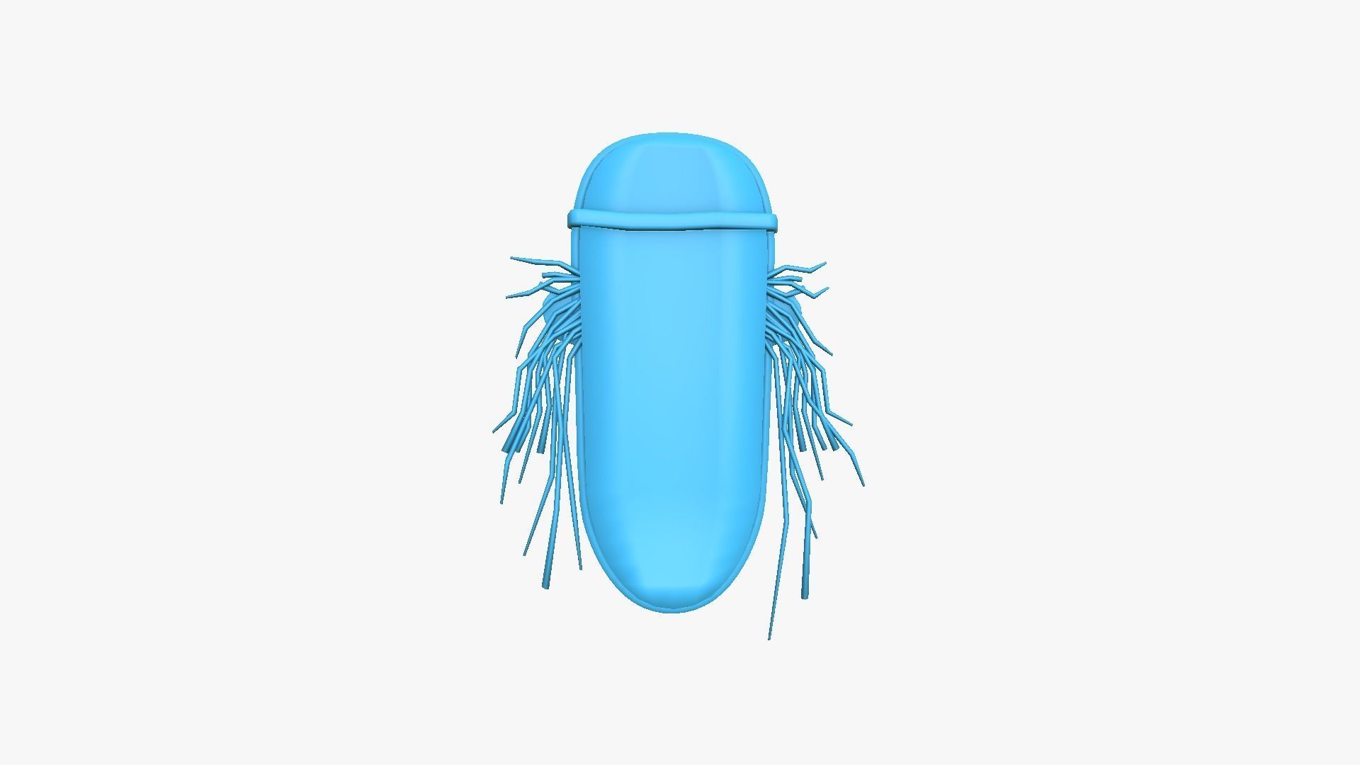 Tribal Mask F09 Wood Mud - Costume Character Design Low-poly 3D model_13