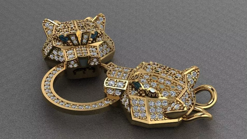 Golden Leopards 3D print model