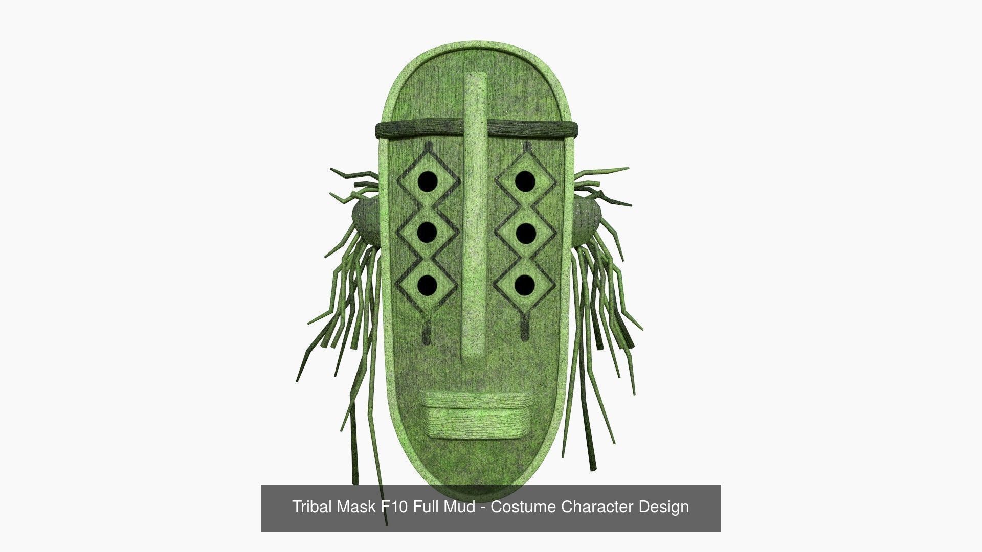 10 Tribal Mask F Collection - Costume Character Design _19