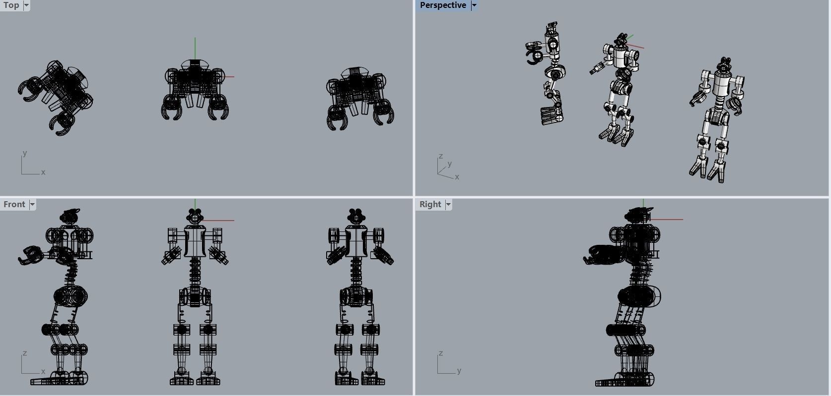 The Radiant Red Robot 3D model_4