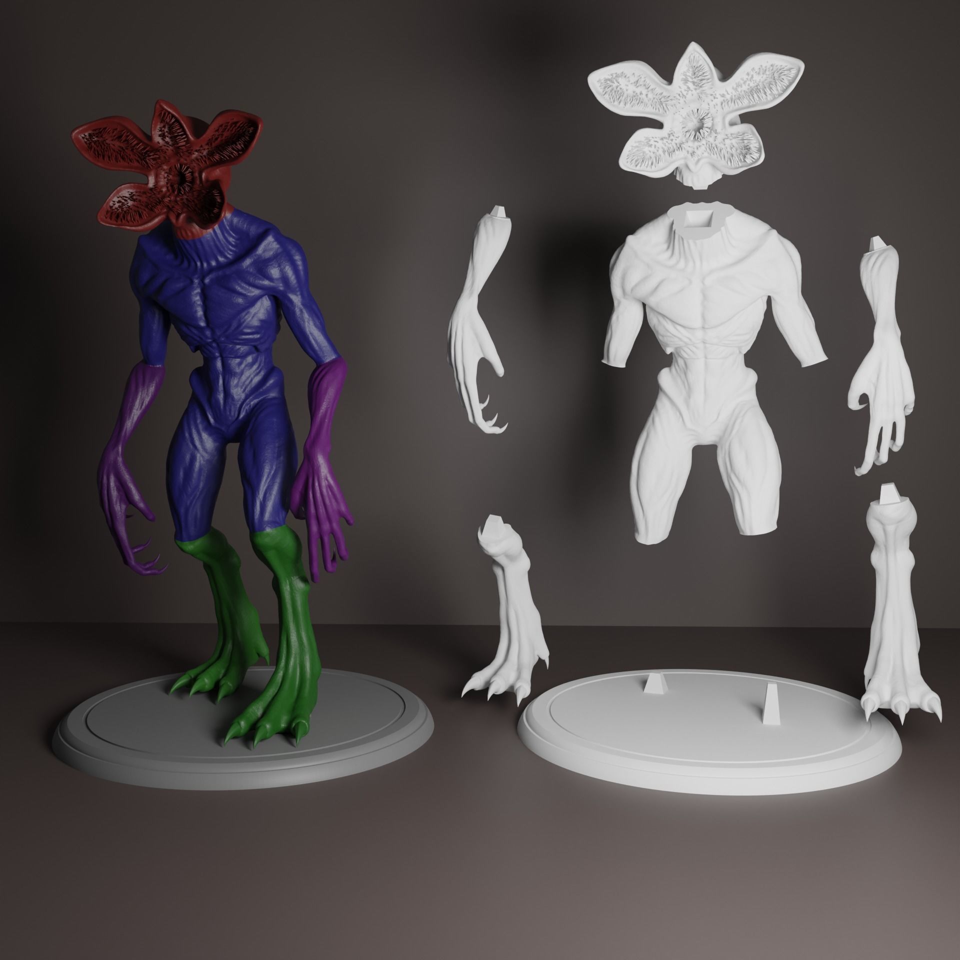 The Demogorgon 3D print model_14