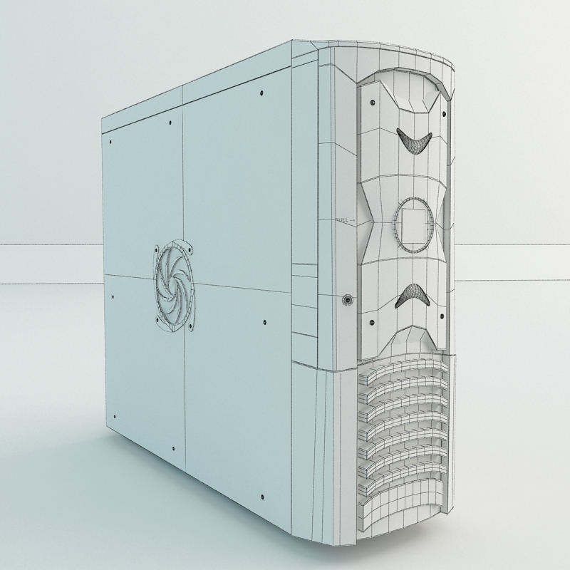 Desktop PC 3D model_9