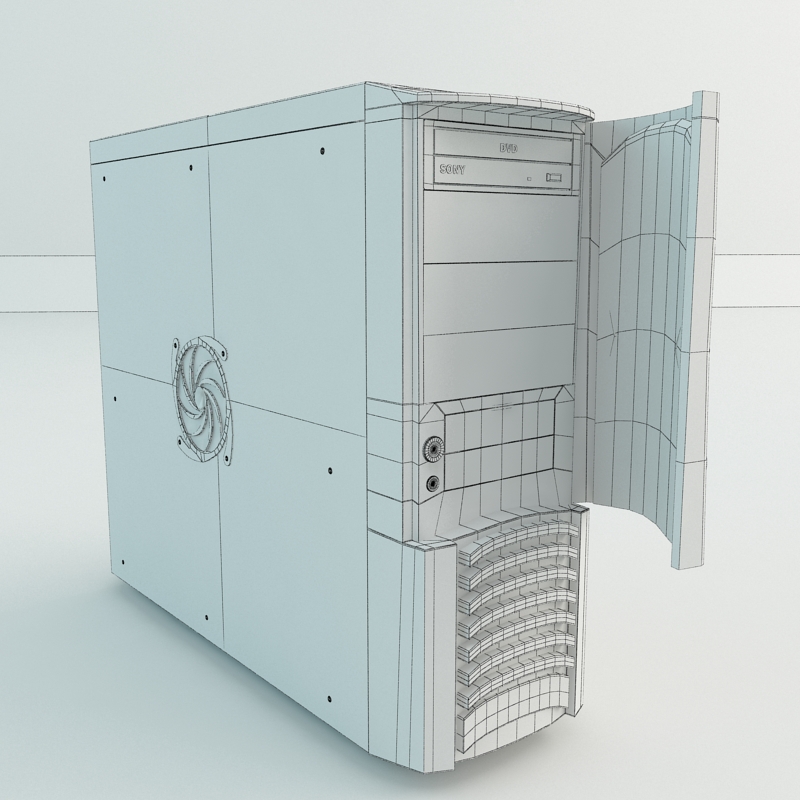 Desktop PC 3D model_11