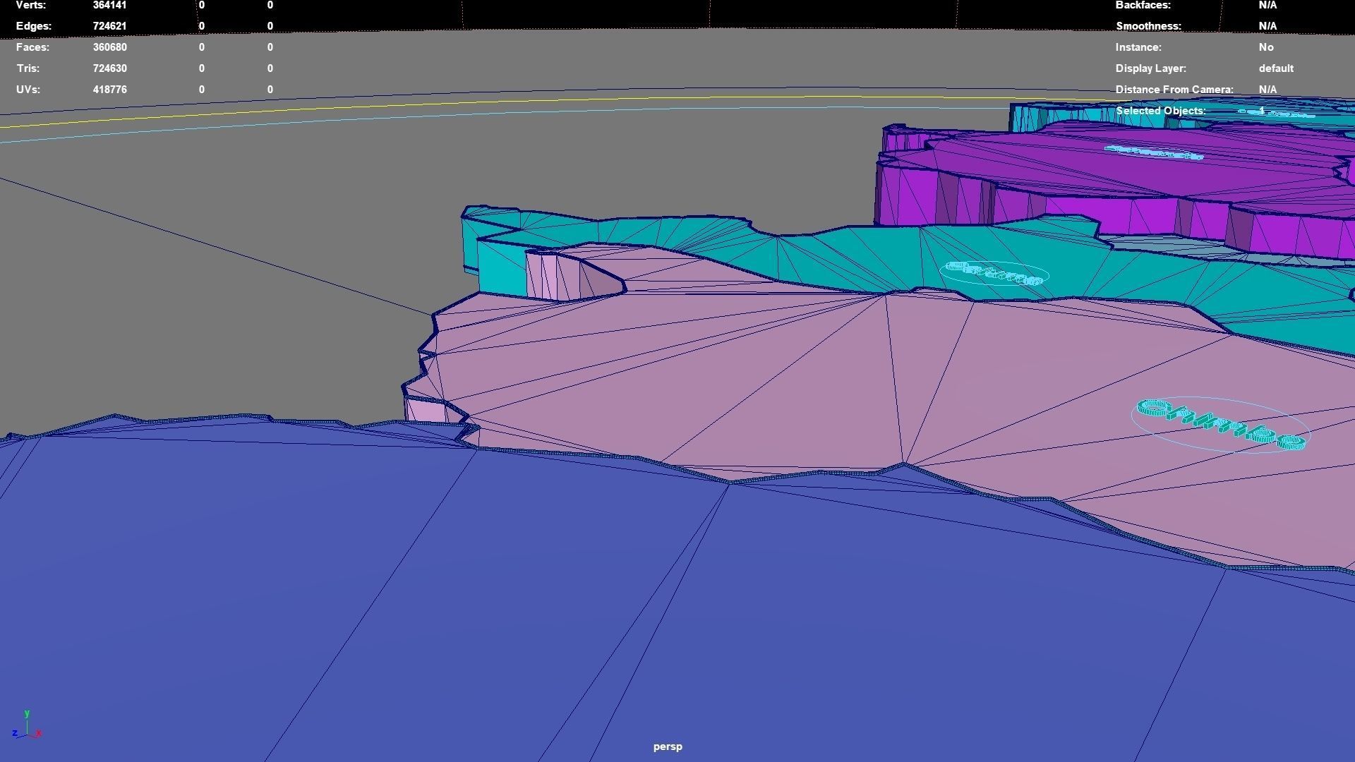 Bolivar  Ecuador map region geography political geographic 3D model_7