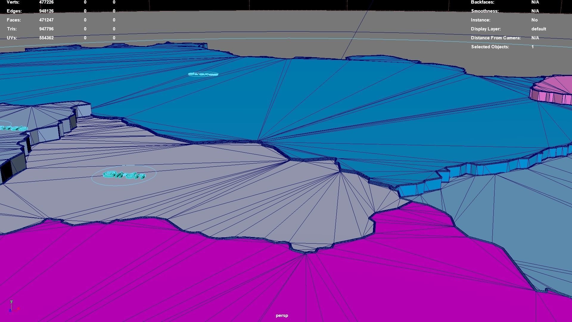 Azuay  Ecuador map region geography political geographic 3D model_5