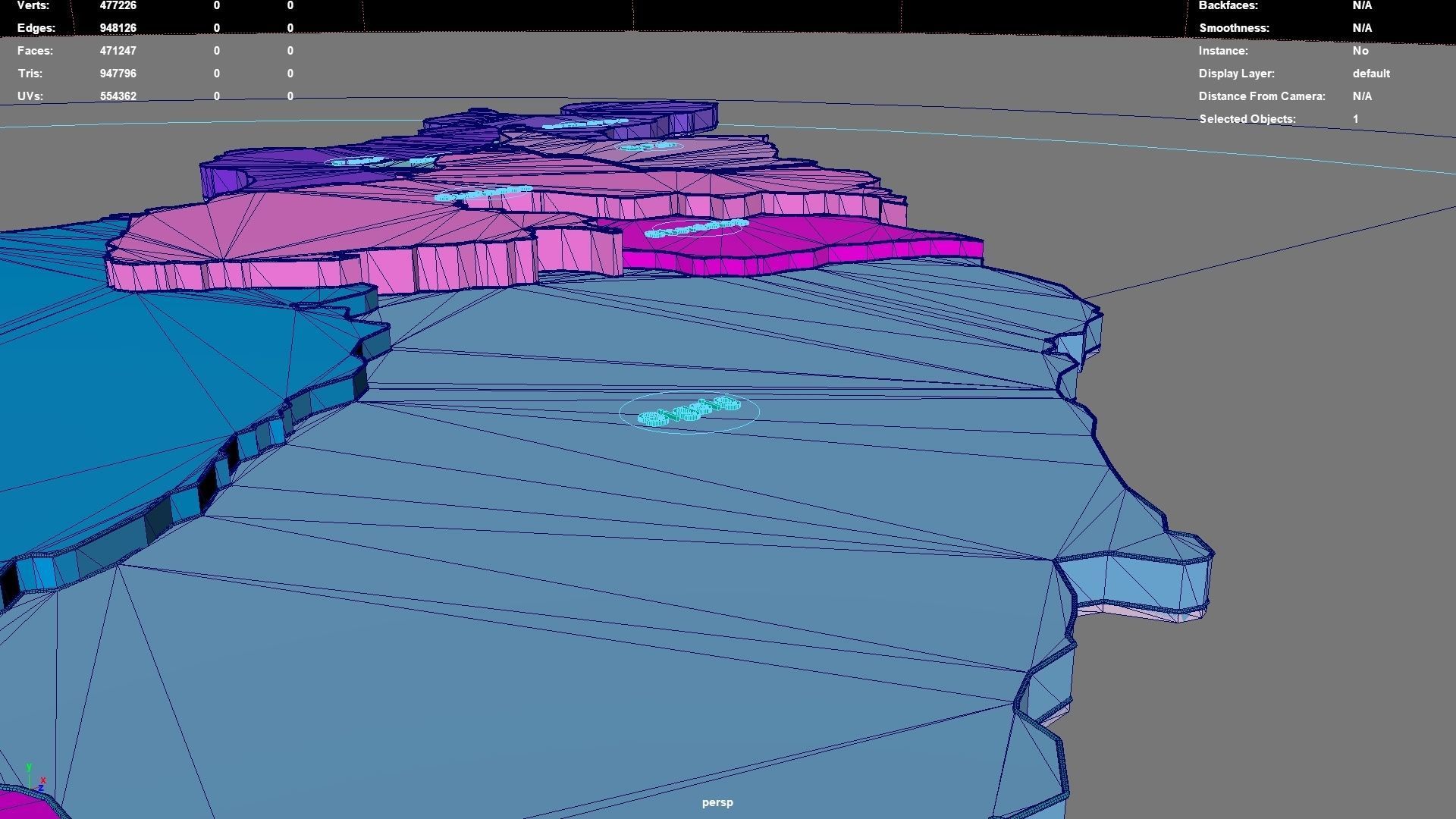 Azuay  Ecuador map region geography political geographic 3D model_6