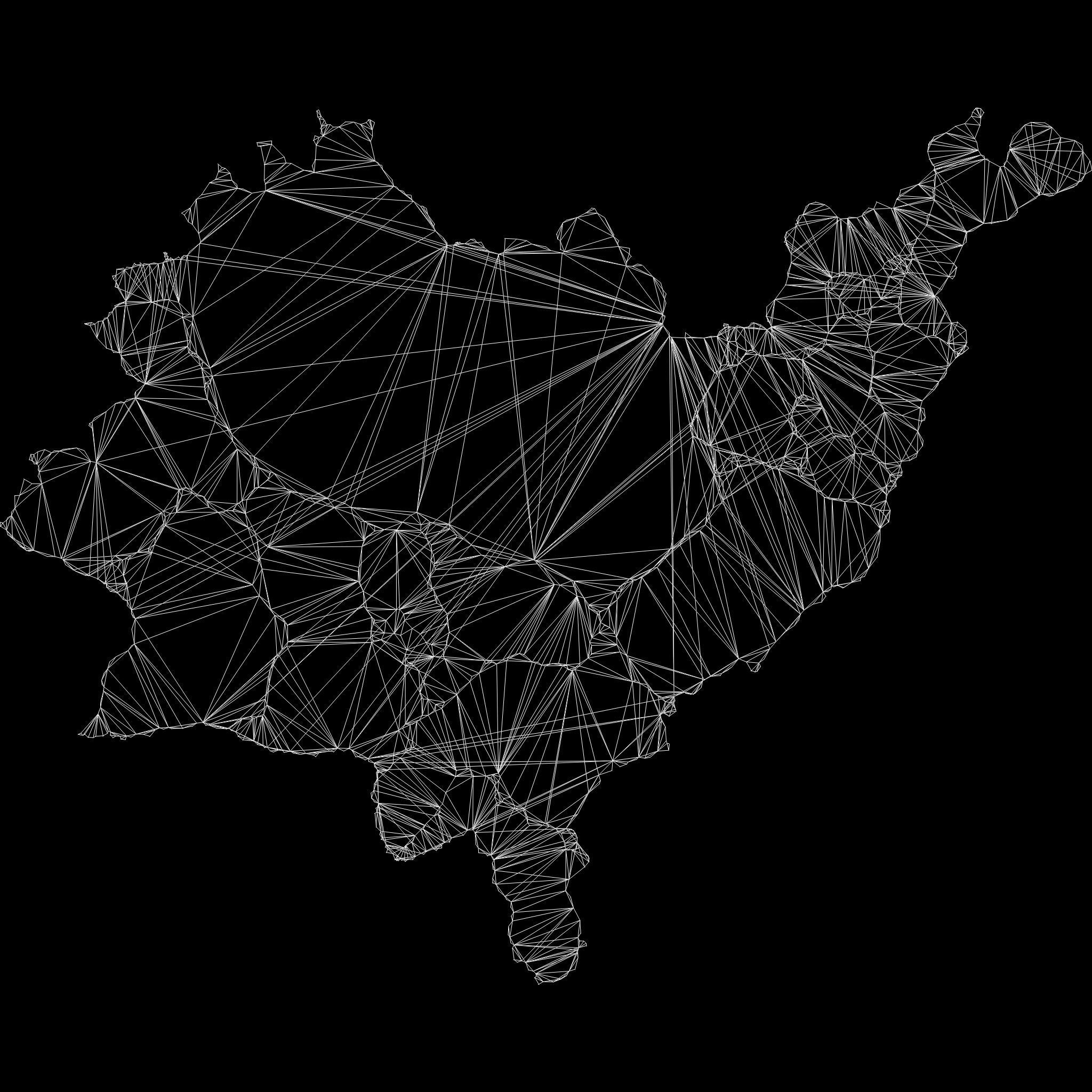 Azuay  Ecuador map region geography political geographic 3D model_9