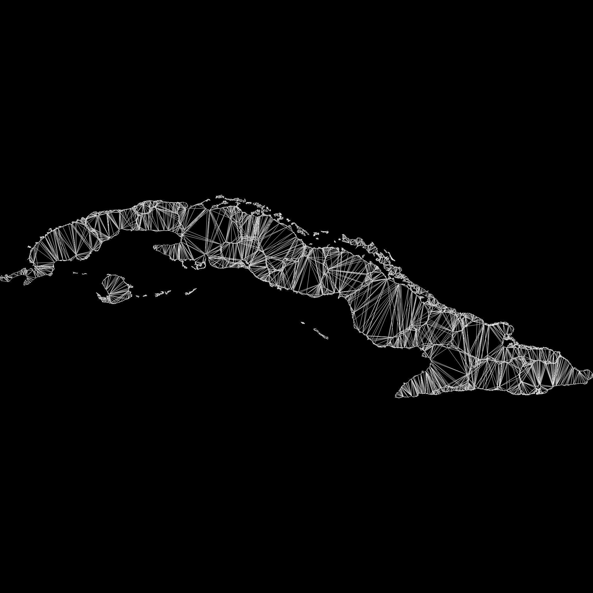 Cuba map region geography political geographic administrative 3D model_10