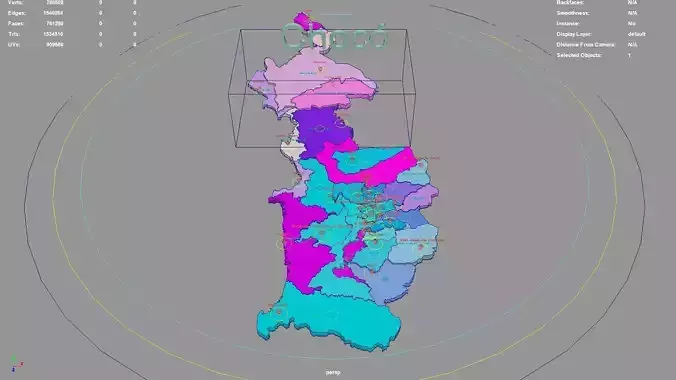 Choco  RAP Pacifico  Colombia map region geography political